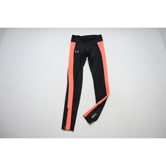 Under Armour Leggings HeatGear Compression Black Yoga Womens Size Small - Picture 1 of 7